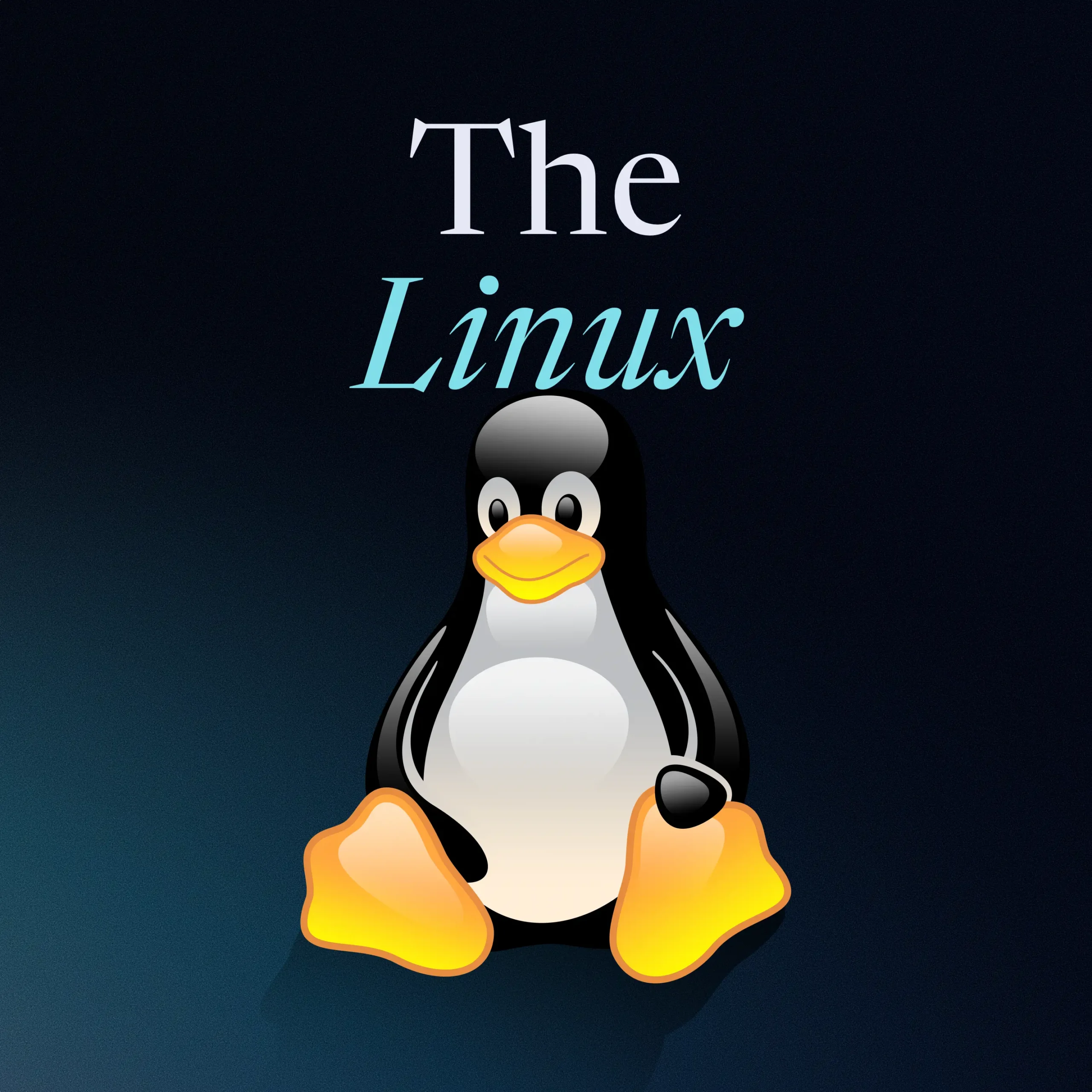 The episode artwork. Contains "The Linux" text and the Linux mascot "Tux".